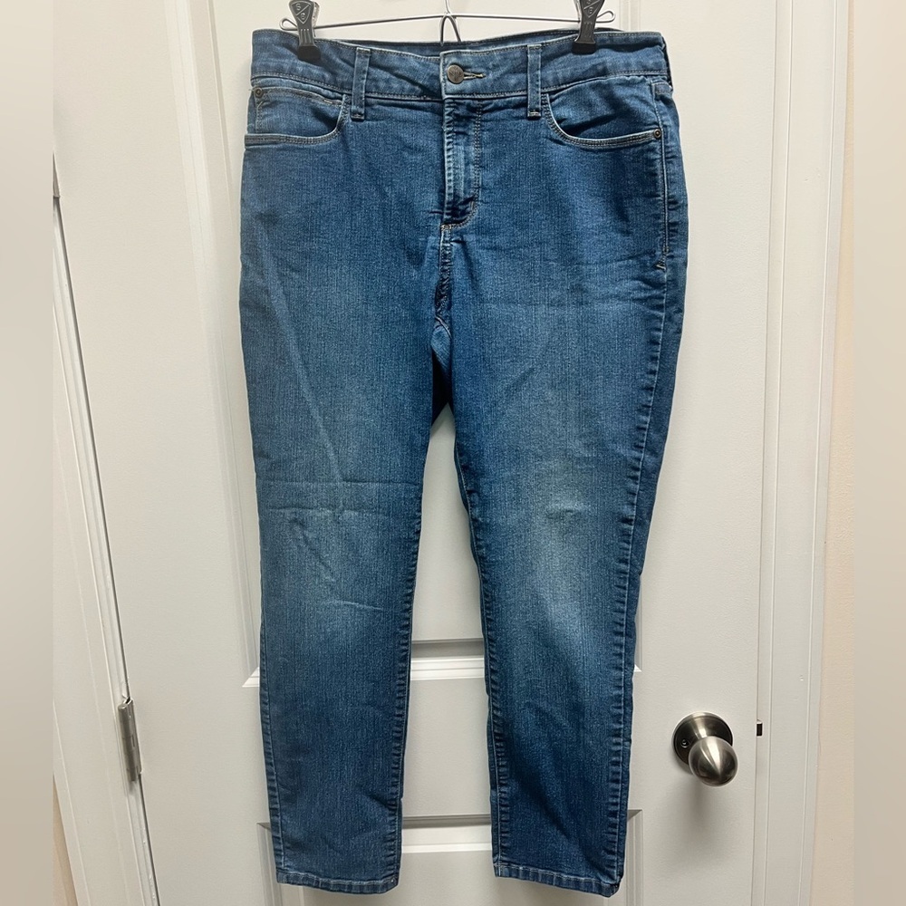 NYDJ Blue Jeans, Ankle 10P lift tuck technology USA made